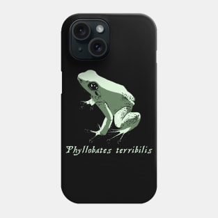 Mint Poison Dart Frog Phyllobates terribilis Phone Case