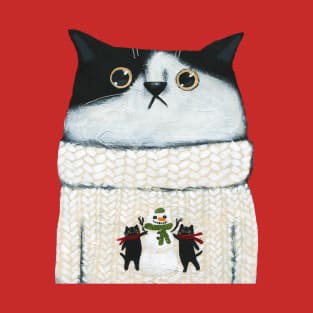 Snowcat Sweater Kitty T-Shirt