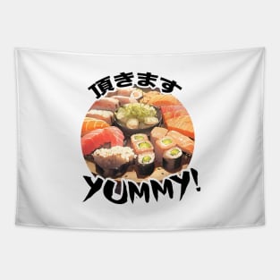 Delicous Japanese Food Sushi – Anime Sticker Tapestry