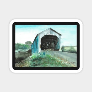 Sawmill Creek Covered Bridge Magnet