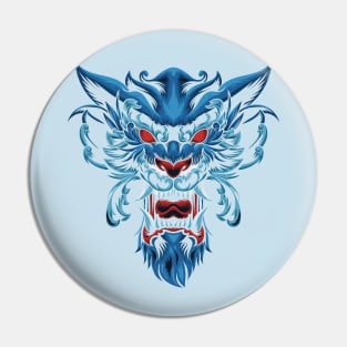 Wolf Design Unique Pin