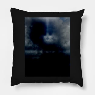 Dark cloudy sky Pillow