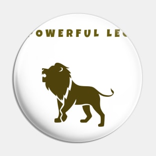 African Lion Inspired Pin