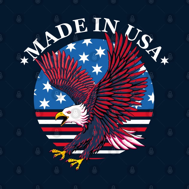 Made in USA - Patriotic National Eagle by TMBTM