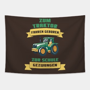 Tractor Germany text Tapestry