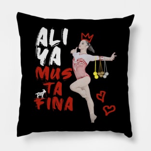 Aliya Mustafina queen Pillow