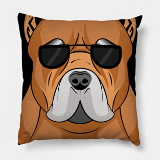 Cool Pitbull Pillow