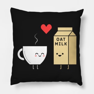 Oat Milk + Coffee = Love Pillow