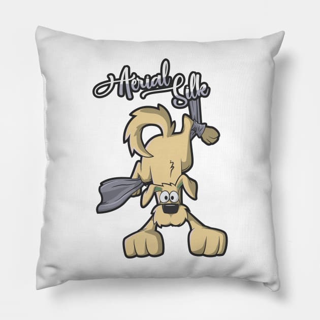 Aerial Silks Shirt | Aerialist Shirt For Dog Lovers Pillow by TellingTales