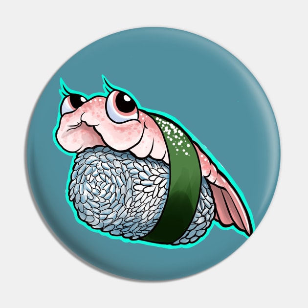 Prawn Sushi Pin by Tattoos_by_George