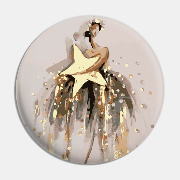 Ballet dancer Pin by Amasea