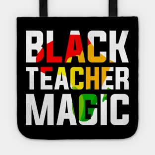 Black Teacher Magic Black History Month Tote