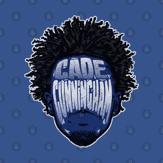 Cade Cunningham Detroit Player Silhouette by MASTER_SHAOLIN