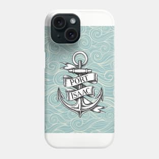 Port Isaac Anchor Waves Phone Case