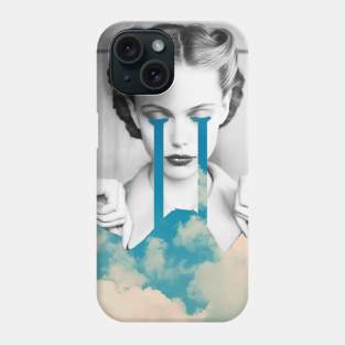 Cry Baby Cry - Surreal/Collage Art Phone Case