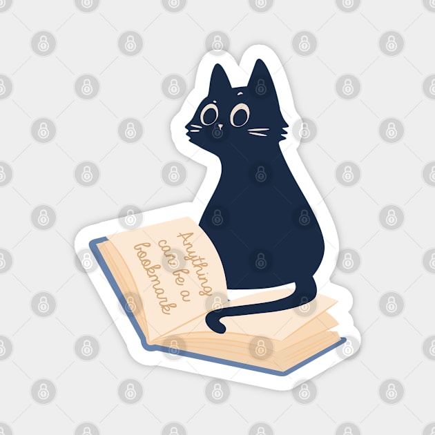 anything can be a bookmark Magnet by indiebookster