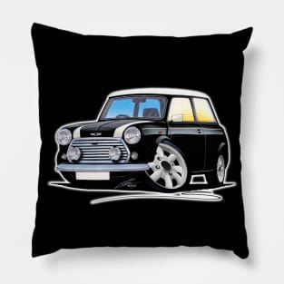 Rover Mini Cooper Black Pillow