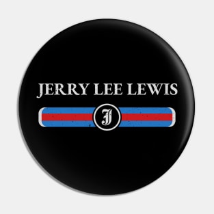 Graphic Jerry Lee Name Vintage Birthday Retro Gift Pin