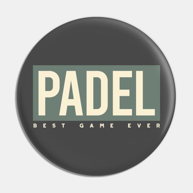 Padel Pin by whyitsme