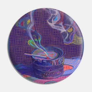 Smoking area painting Pin