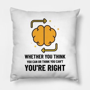 Think - Law Of Attraction Pillow