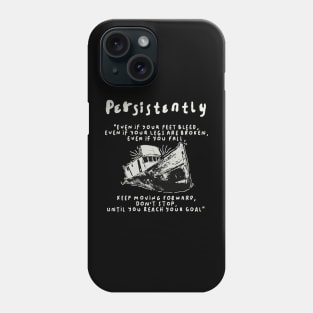 Persistently ship illustration Phone Case