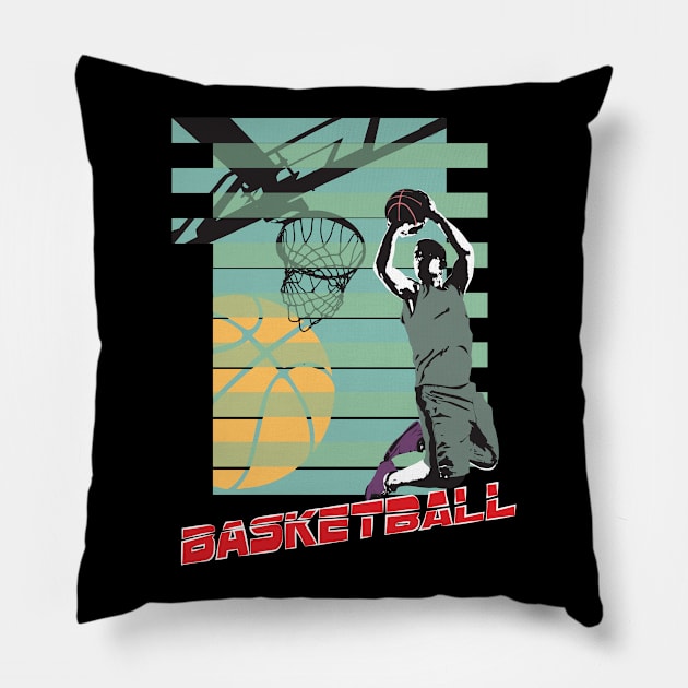 Basketball Pillow by Dojaja