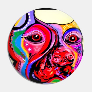 Colorful Doberman Pin