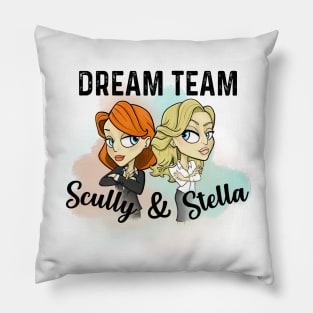 Scully and Stella Pillow