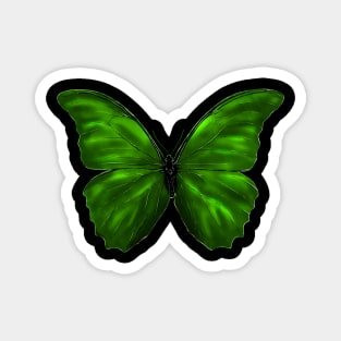 Green butterfly Magnet