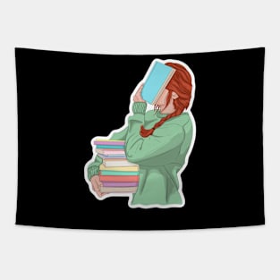 Head in the books Tapestry