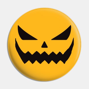 Jack-O-Lantern Halloween Pumpkin Face Pin