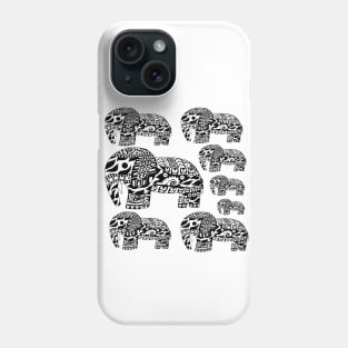 elephant stampede ecopop Phone Case