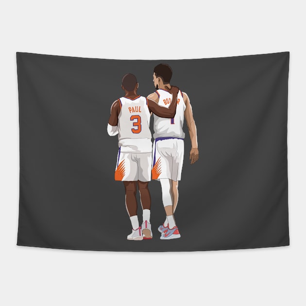 Chris Paul x Devin Booker Tapestry by xavierjfong