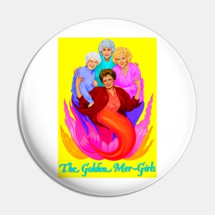 GOLDEN MER-GIRLS Pin