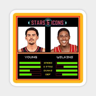 Young & Wilkins - NBA Jam Edition Magnet