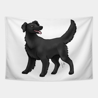 Dog - Flat-Coated Retriever - Black Tapestry