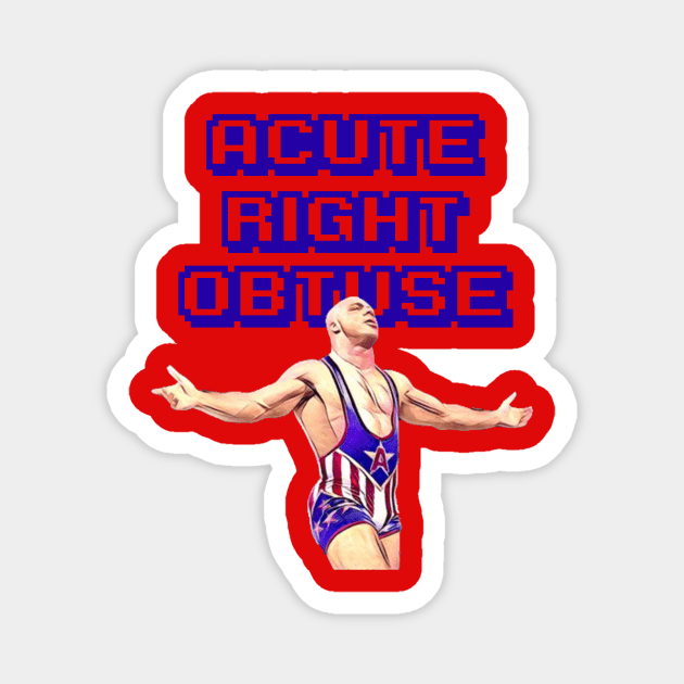 Acute, Right, Obtuse Magnet by awesomeniemeier