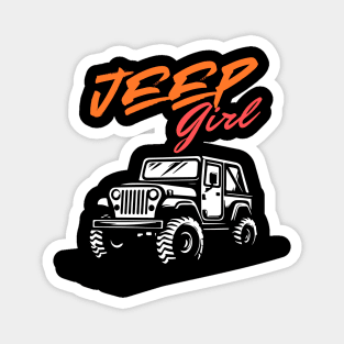 Jeep Girl Color 2 Magnet