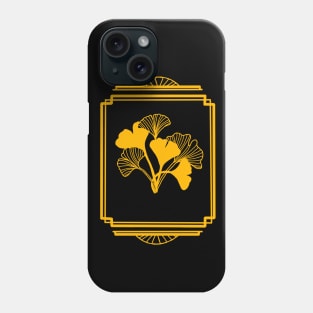 Art Deco Ginkgo leaves Phone Case