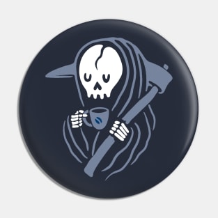 Coffee Before Death Pin