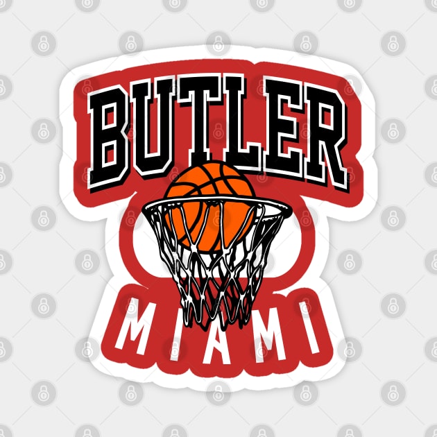 Butler Miami Basketball Magnet by funandgames