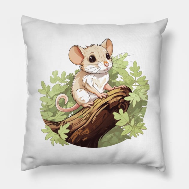 Dormouse Pillow by zooleisurelife