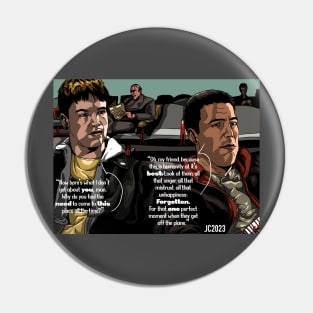 Dogma "Two Angels At An Airport" Loki & Bartelby portrait (digital) Pin