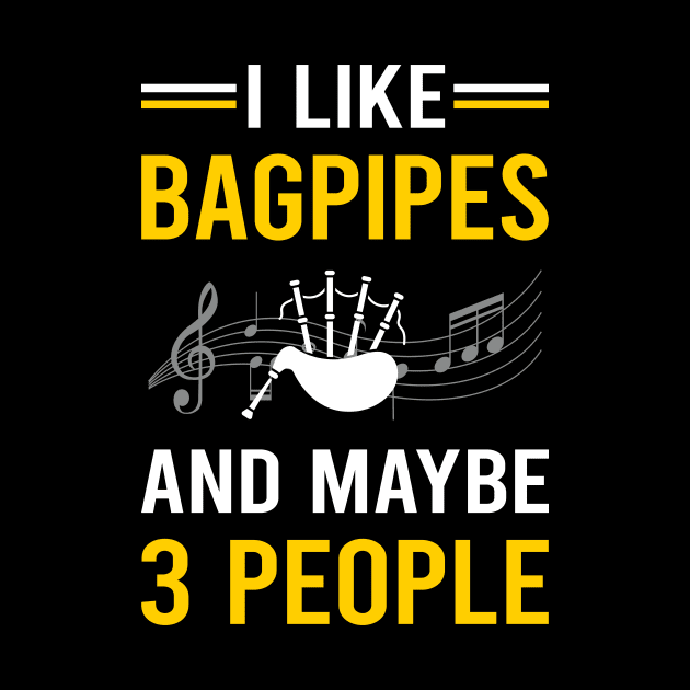 3 People Bagpipe Bagpipes Bagpiper by Good Day