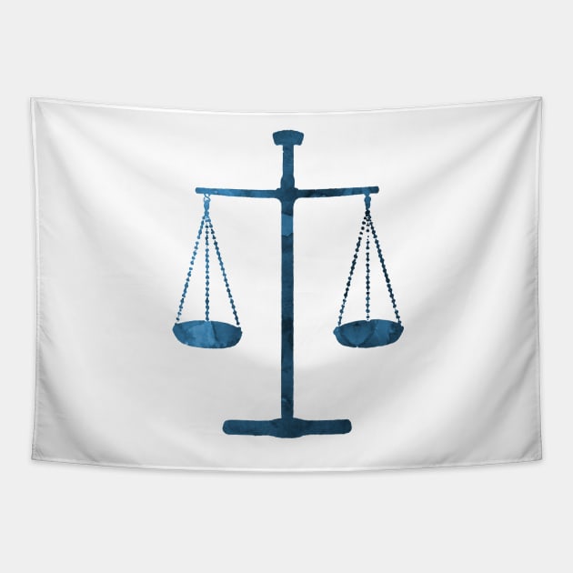 Scales of justice Tapestry by BittenByErmines