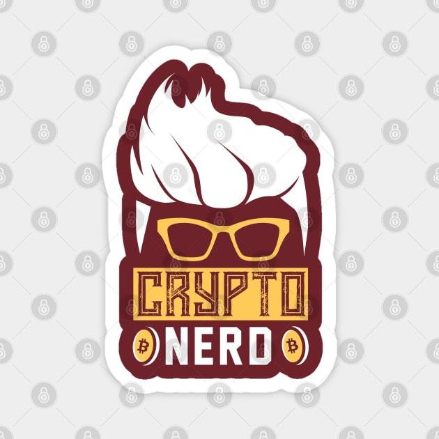 crypto nero Magnet by Top Art