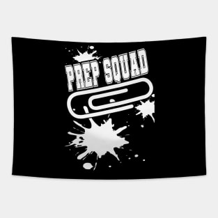 Prep Squad Team Work Splatter Tapestry