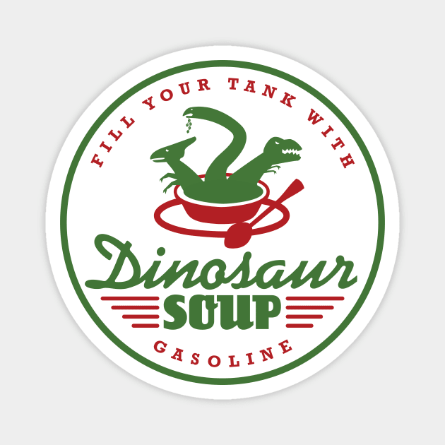 Dinosaur Soup - Ellen's Energy Adventure Magnet by GoAwayGreen