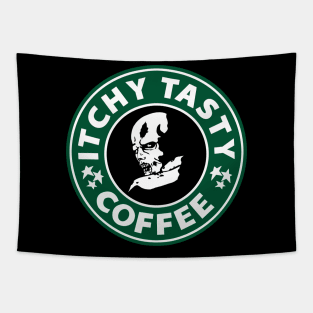 Itchy Tasty Coffee Tapestry